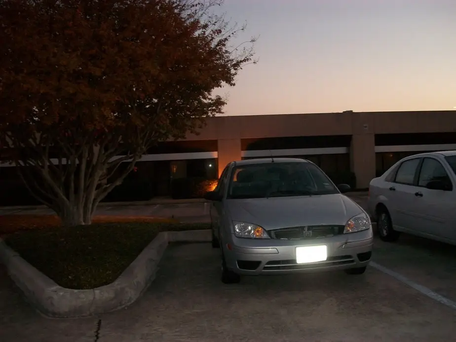 backed in security parking