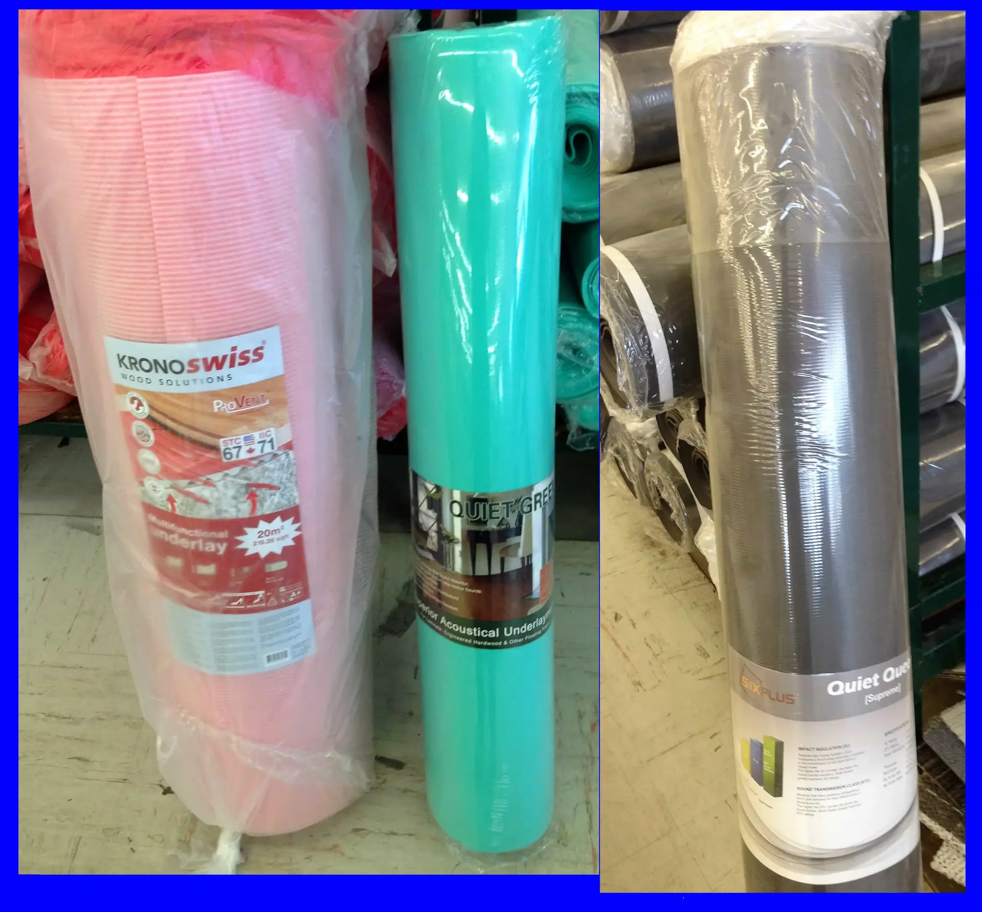 Sound absorbing noise barrier underlayment