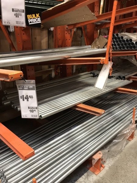 Fence pole for making the ultimate five gallon bucket workmate