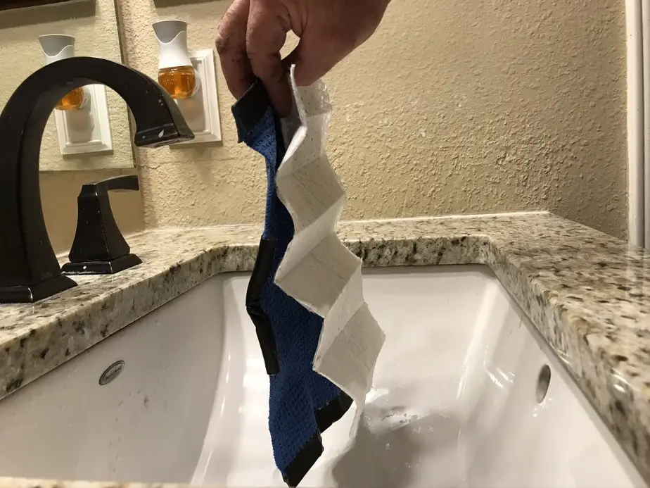 Washing the pre-filter