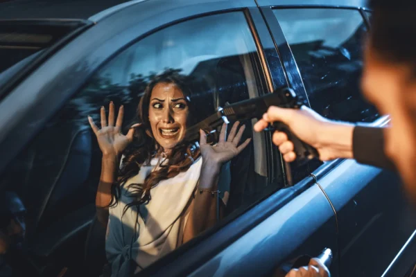 Tactical parking for carjacking attempt