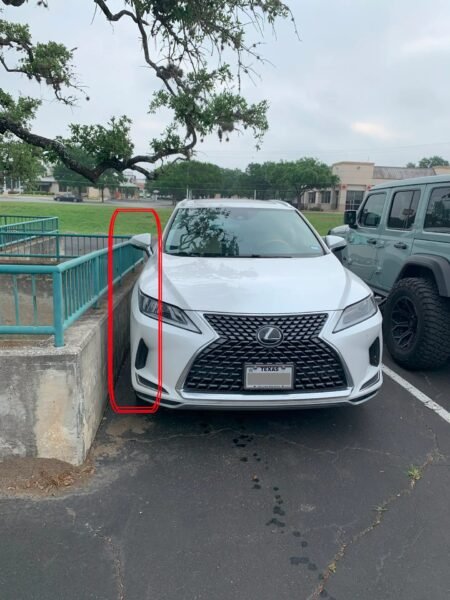 Parking next to an obstruction to limit options of car break-in and escape